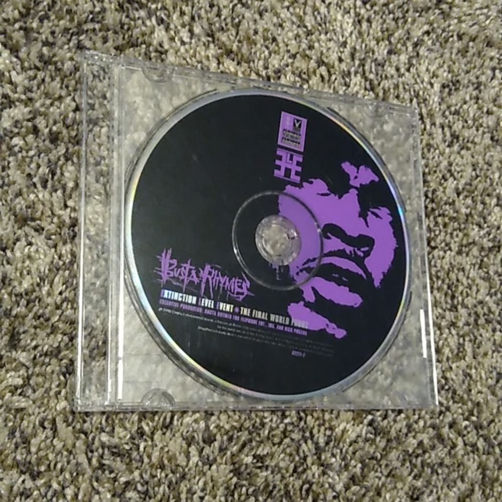 Busta Rhymes "Extinction Level Front: The Final World Front" CD (Missing Cover)